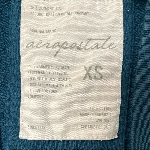 Aeropostale: Cotton V  Hoodie - Picture 3 of 3